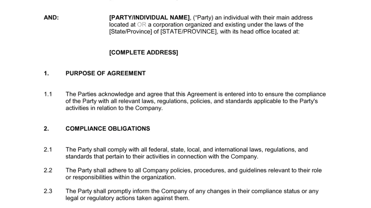 Platform Terms and Conditions Legal Governance