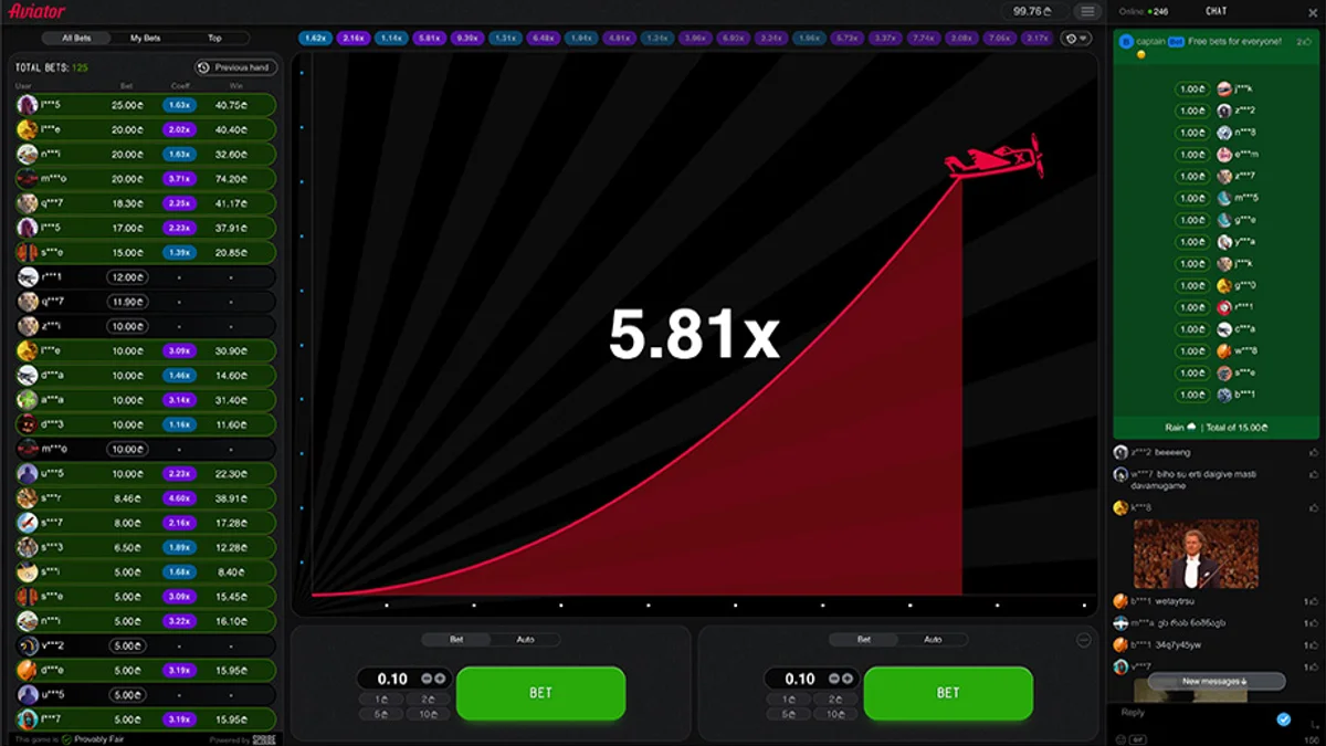 Spribe Aviator Crash Game and Auto-Cashout Interface in Bangladesh