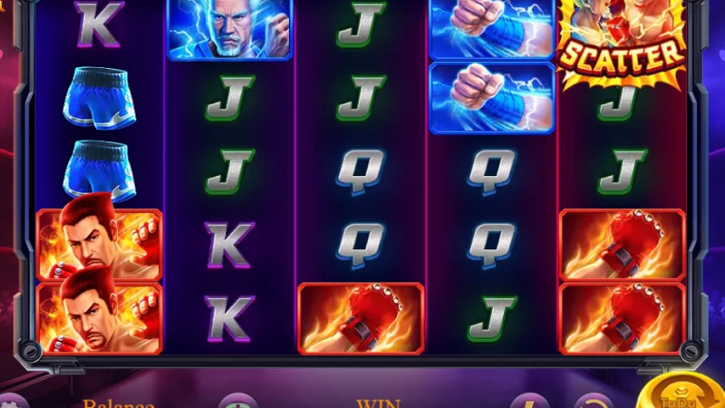 Boxing King Combo Elimination Meter and Expanding Wilds Mechanics